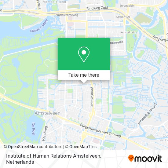 Institute of Human Relations Amstelveen Karte