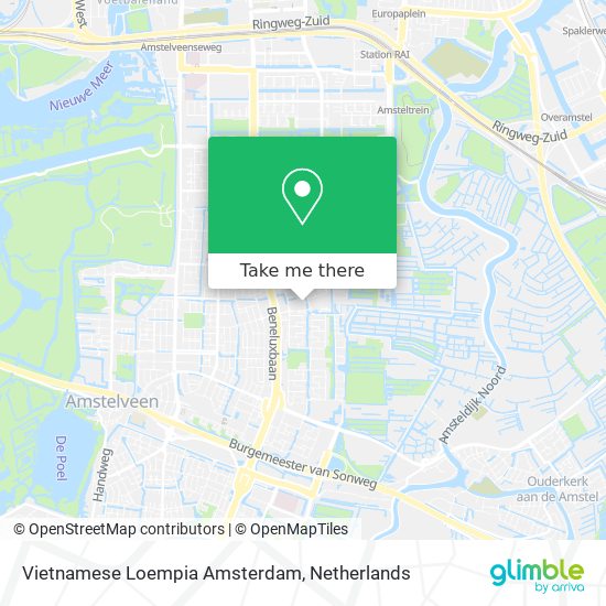 Vietnamese Loempia Amsterdam map