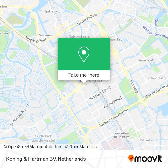 Koning & Hartman BV map