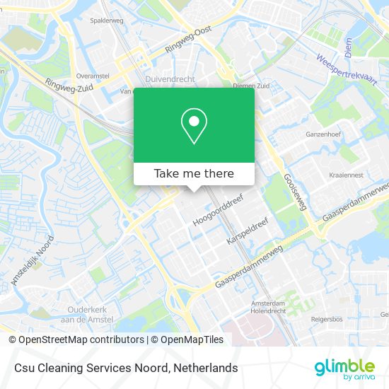 Csu Cleaning Services Noord Karte