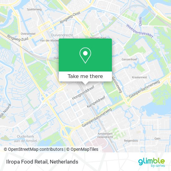 Ilropa Food Retail Karte