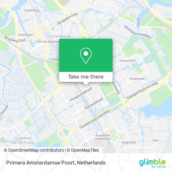 Primera Amsterdamse Poort Karte