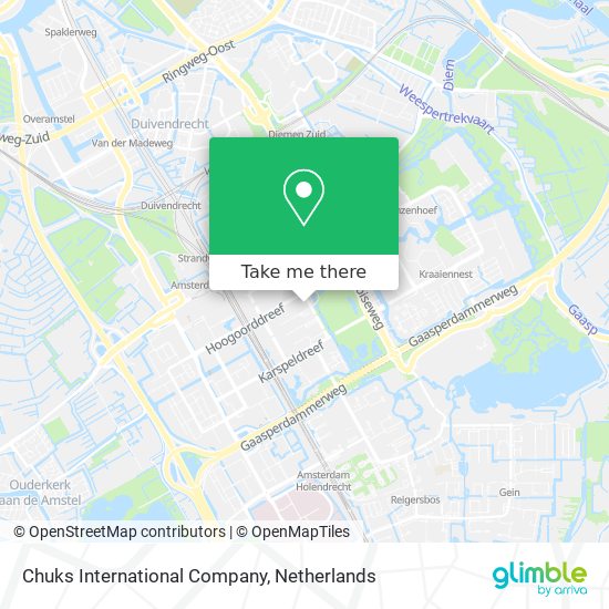 Chuks International Company map