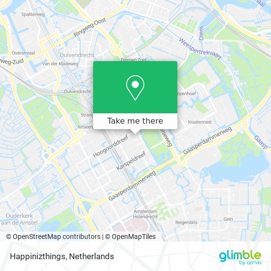 Happinizthings map