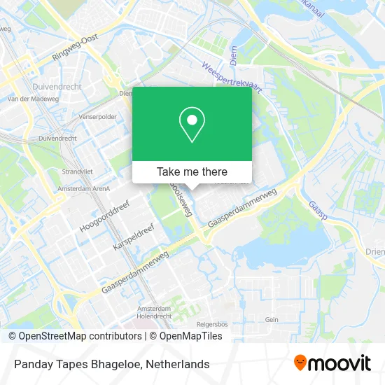 Panday Tapes Bhageloe map