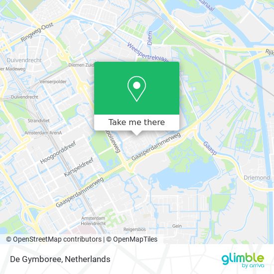 De Gymboree map