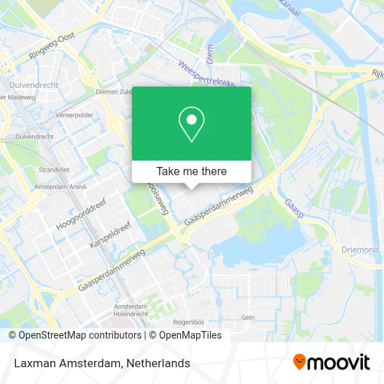 Laxman Amsterdam map