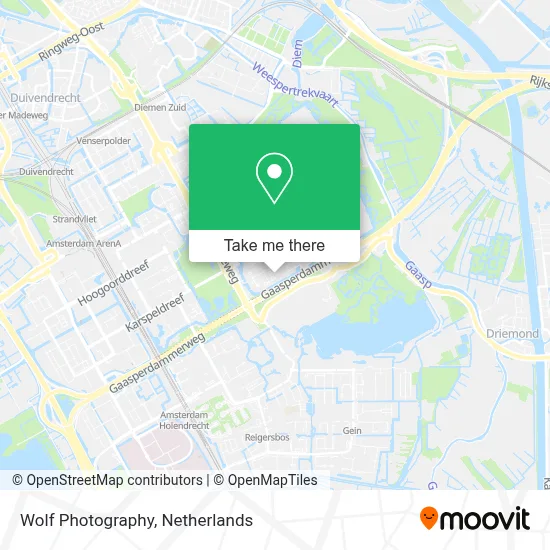 Wolf Photography map