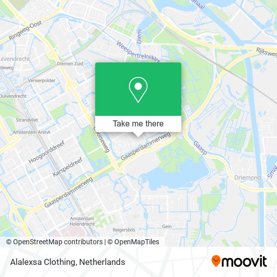 Alalexsa Clothing map