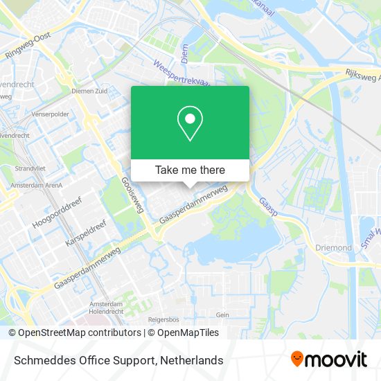 Schmeddes Office Support map