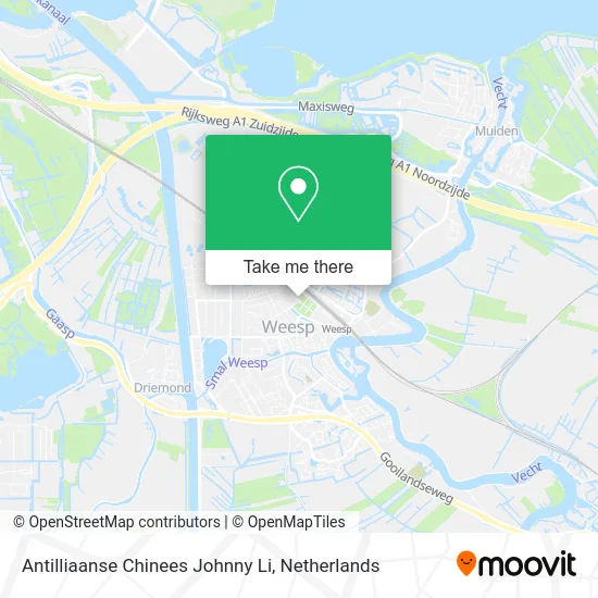 Antilliaanse Chinees Johnny Li Karte