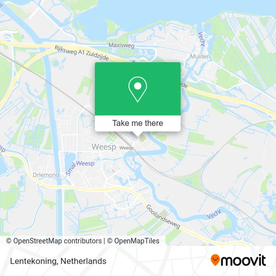 Lentekoning map