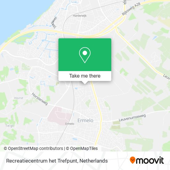 Recreatiecentrum het Trefpunt Karte