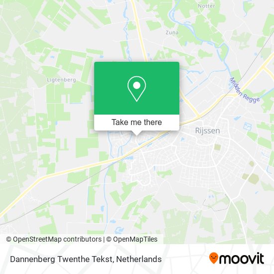 Dannenberg Twenthe Tekst map