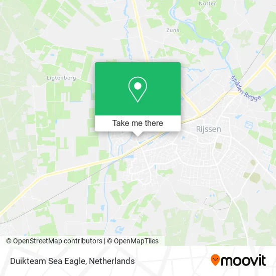 Duikteam Sea Eagle map