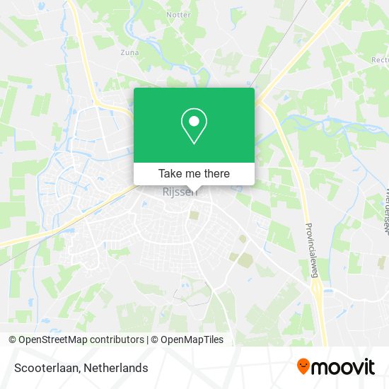 Scooterlaan map