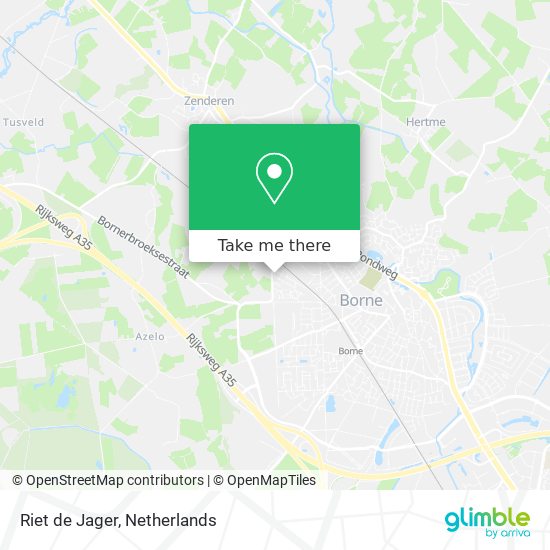 Riet de Jager map