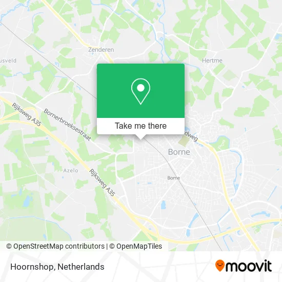 Hoornshop map