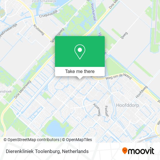 Dierenkliniek Toolenburg Karte