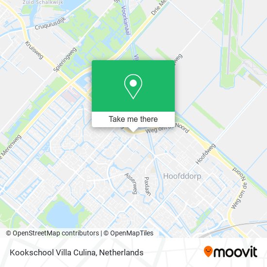 Kookschool Villa Culina map