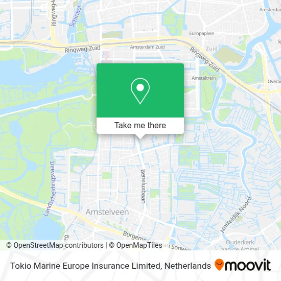 Tokio Marine Europe Insurance Limited map