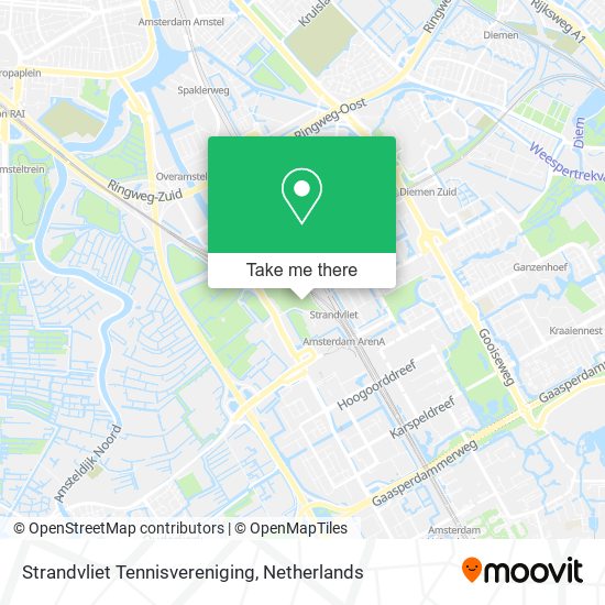 Strandvliet Tennisvereniging map