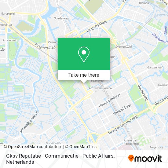 Gksv Reputatie - Communicatie - Public Affairs map