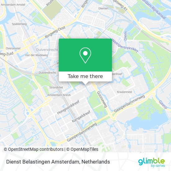 Dienst Belastingen Amsterdam map