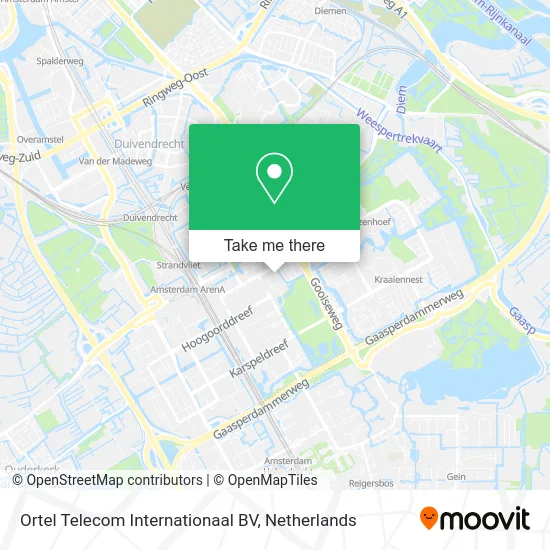 Ortel Telecom Internationaal BV map