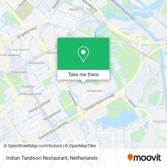 Indian Tandoori Restaurant map