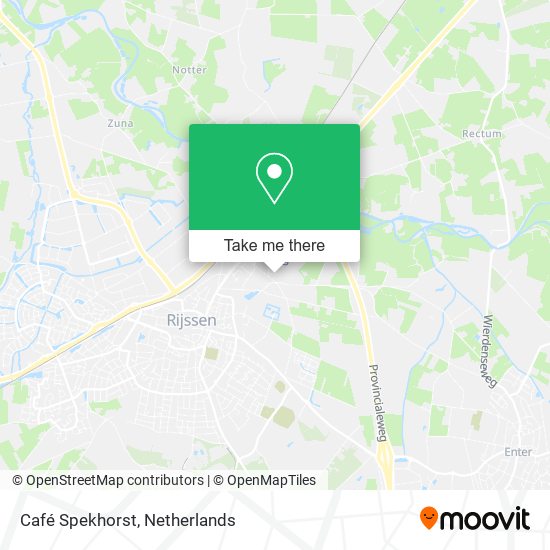 Café Spekhorst map