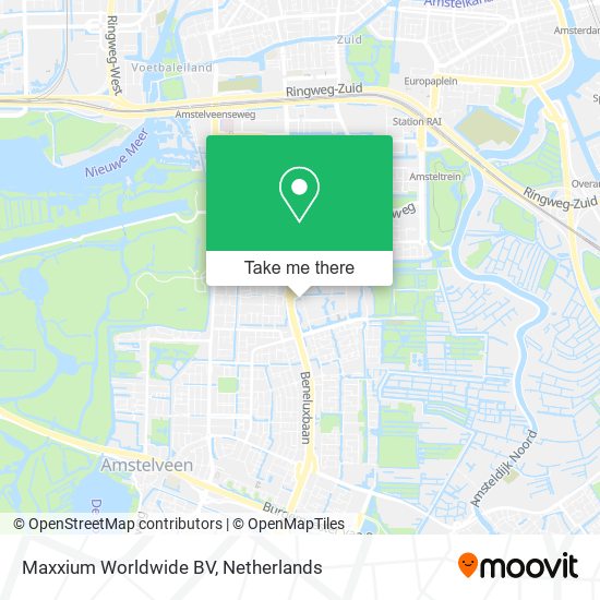 Maxxium Worldwide BV map