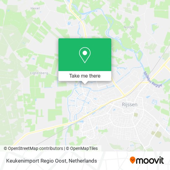 Keukenimport Regio Oost Karte