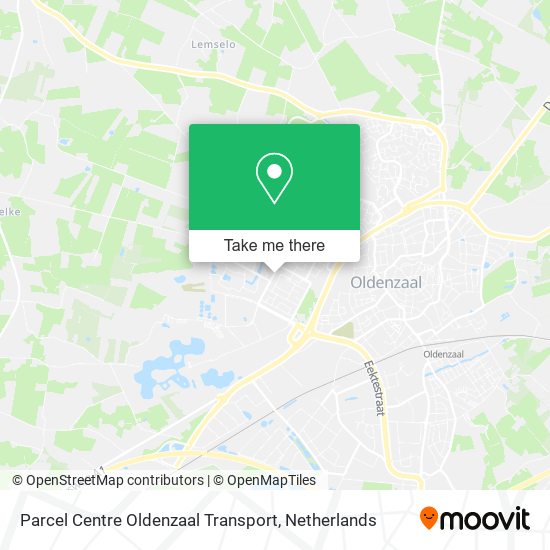 Parcel Centre Oldenzaal Transport Karte