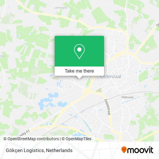 Gökçen Logistics map