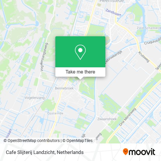 Cafe Slijterij Landzicht map
