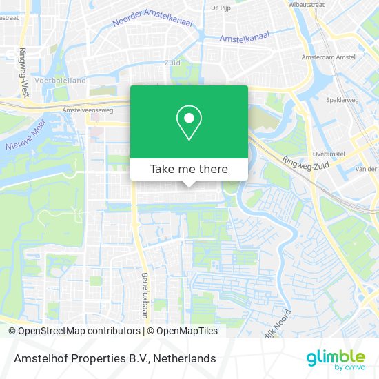 Amstelhof Properties B.V. Karte