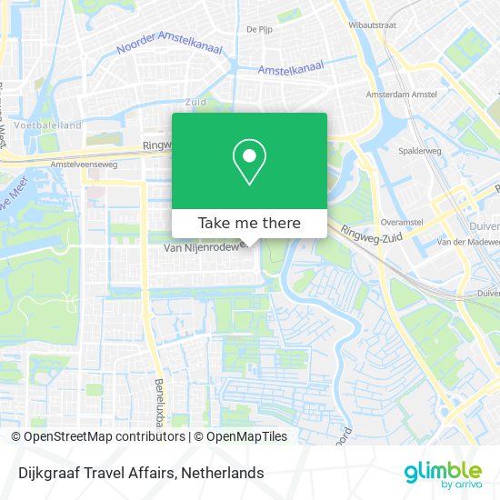 Dijkgraaf Travel Affairs map