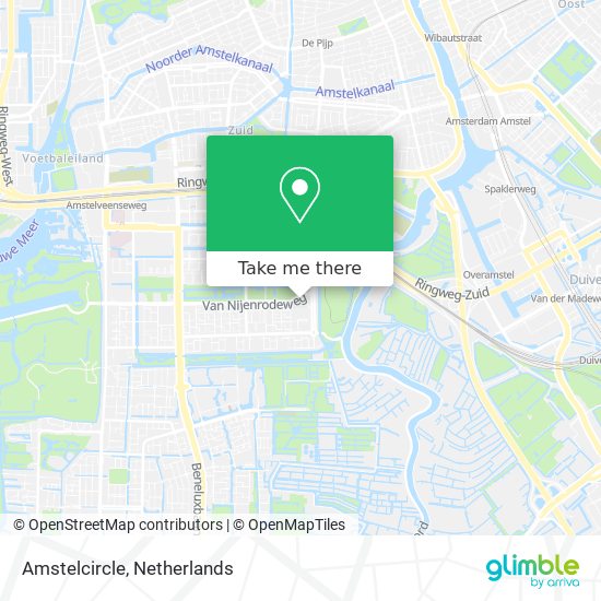 Amstelcircle map