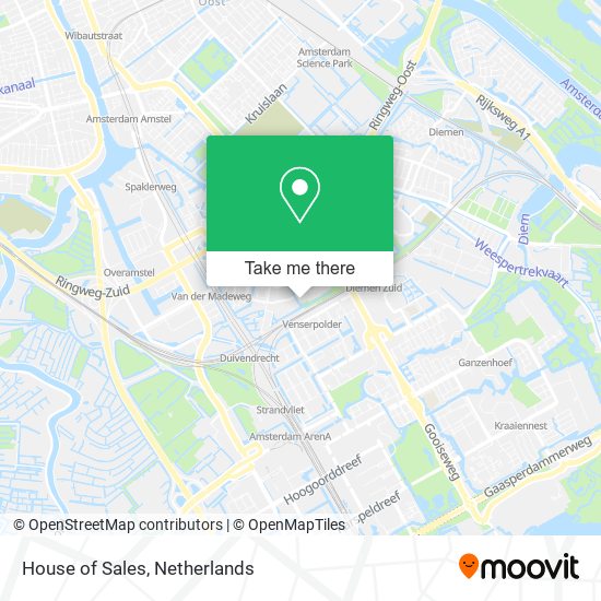 House of Sales map