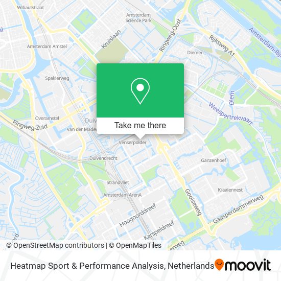 Heatmap Sport & Performance Analysis Karte