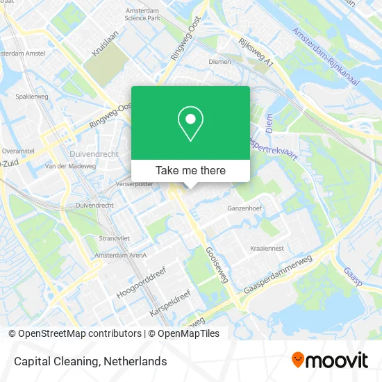 Capital Cleaning map