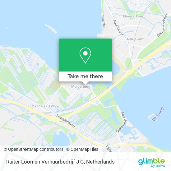 Ruiter Loon-en Verhuurbedrijf J G map