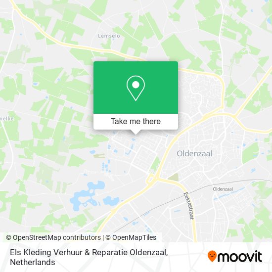 Els Kleding Verhuur & Reparatie Oldenzaal Karte