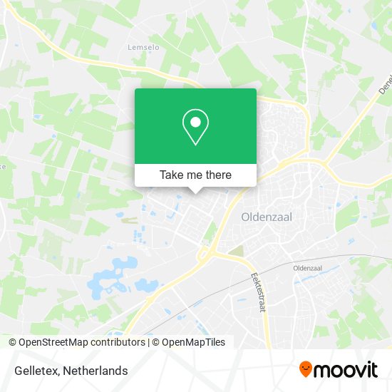 Gelletex map