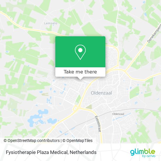 Fysiotherapie Plaza Medical map