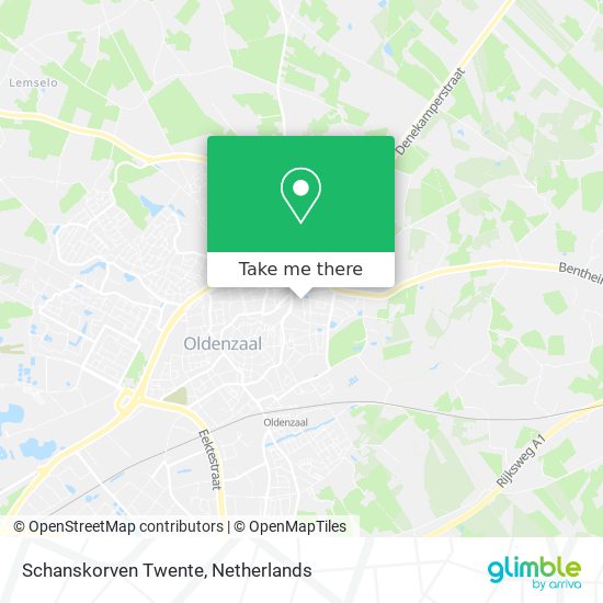 Schanskorven Twente Karte