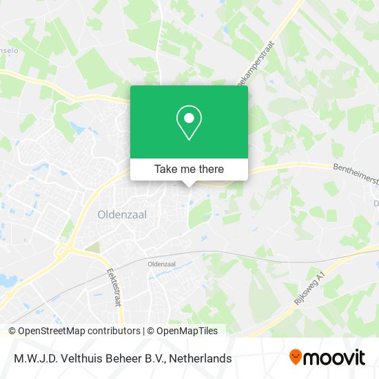 M.W.J.D. Velthuis Beheer B.V. map