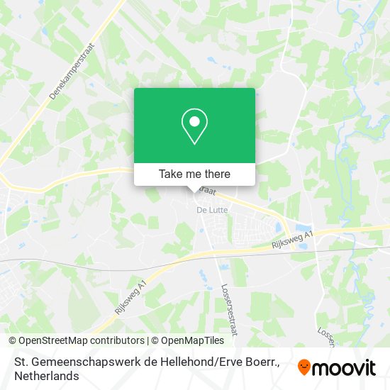 St. Gemeenschapswerk de Hellehond / Erve Boerr. map