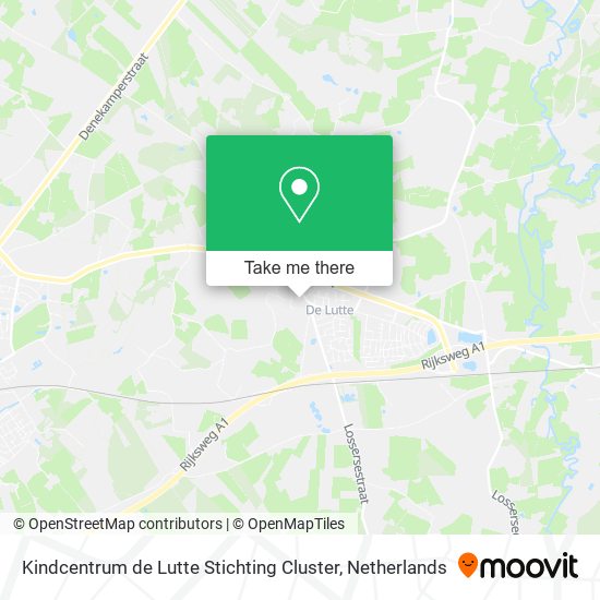 Kindcentrum de Lutte Stichting Cluster Karte